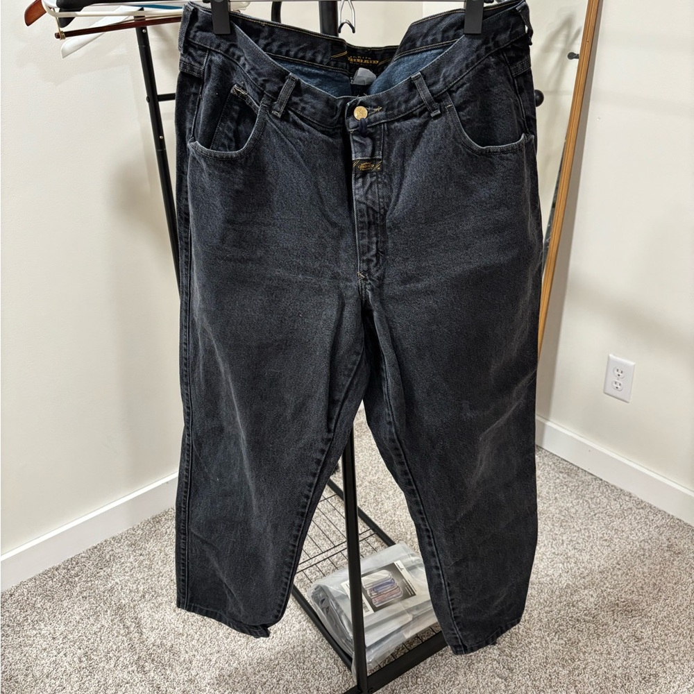 Vintage Black Denim Jeans